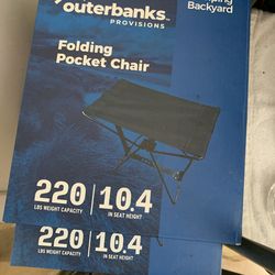 Folding chairs new in box