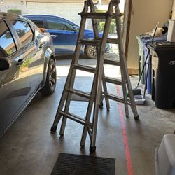  Werner 17ft multi-position ladder