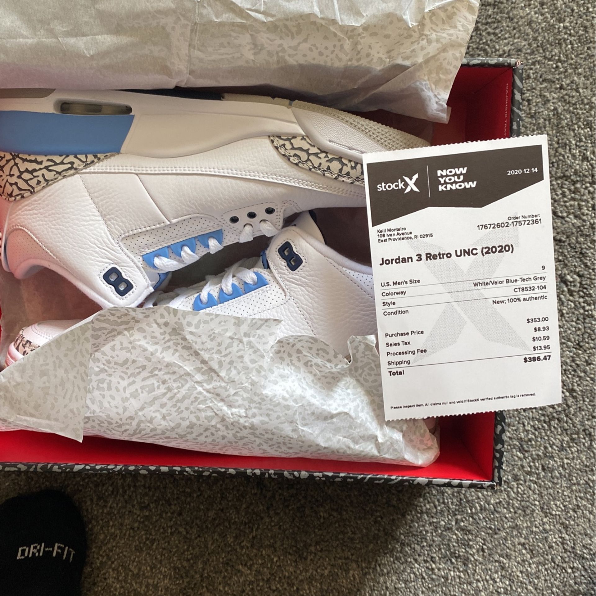 Unc 3 DS Size 9