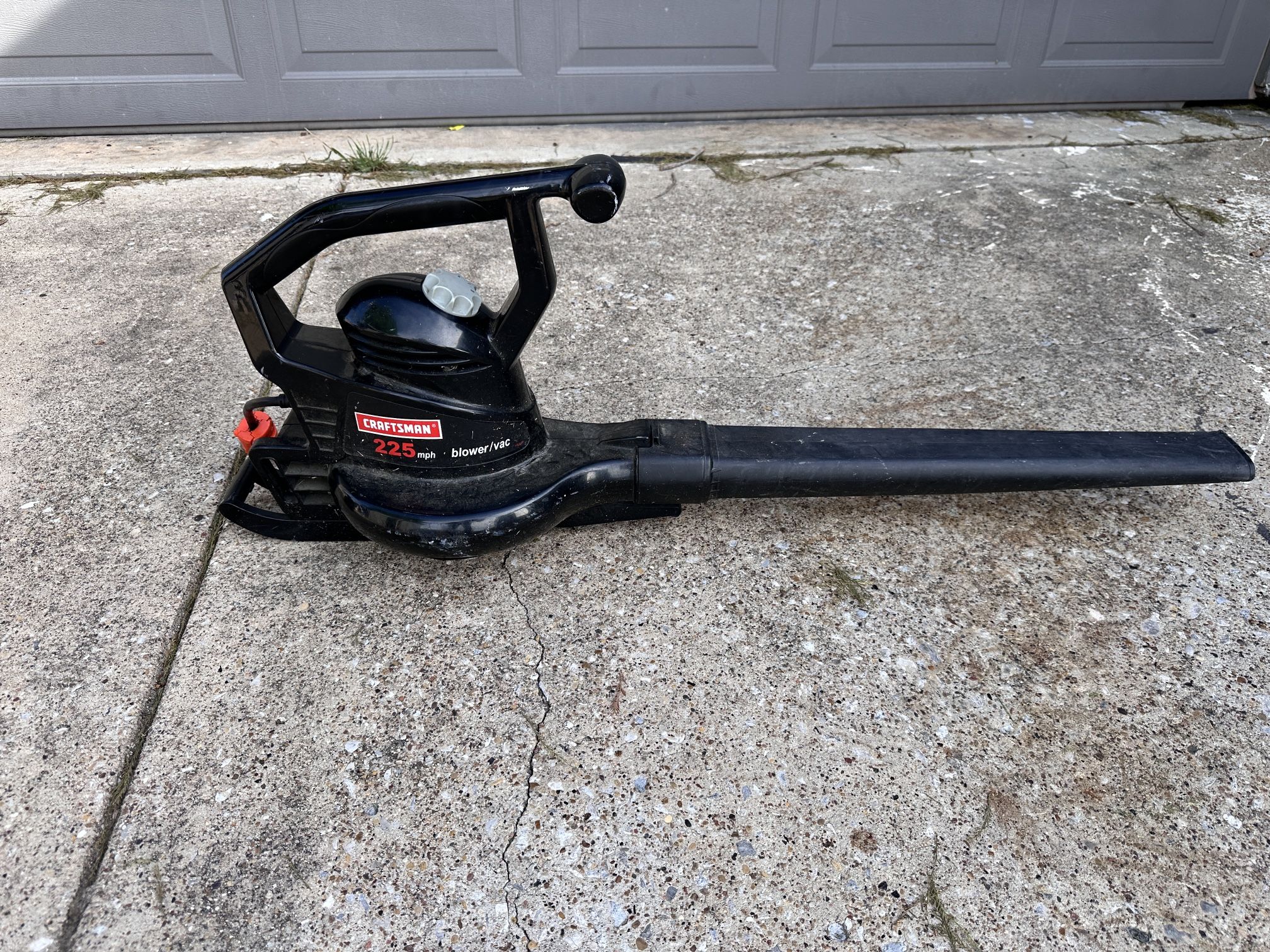 Craftsman 225 MPH 12-amp Corded Electric Handheld Leaf Blower 2 Speed