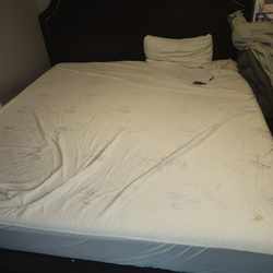 King size bed must go now