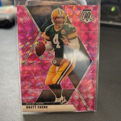 Brett Favre Pink Camo Prizm, Packers NFL