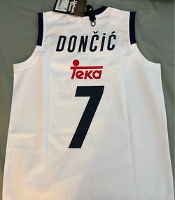 Luka Doncic jersey headgear classics authentic