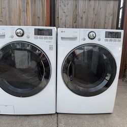 LG gas washer and dryer with free delivery
