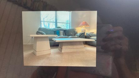 Table Set With Coffee Table & 2 End Tables