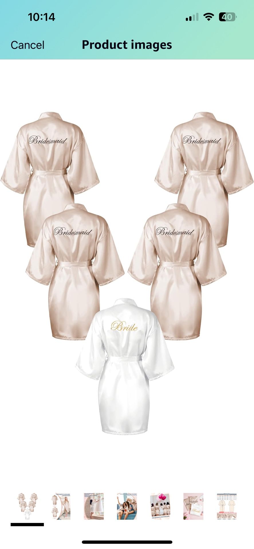 Bridesmaids Robes 