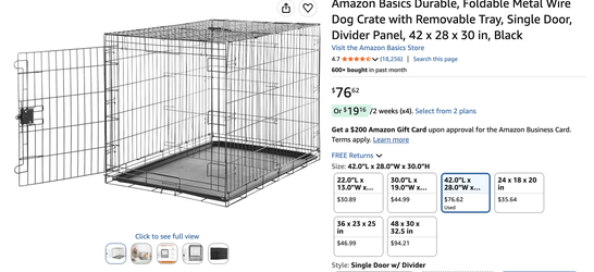 Large Dog Crate