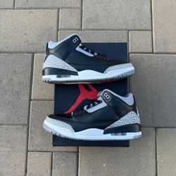 2024 Jordan 3 Black Cement Size 9