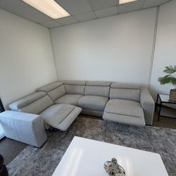 5Pc Fabric Sectional Sofa-Nevio