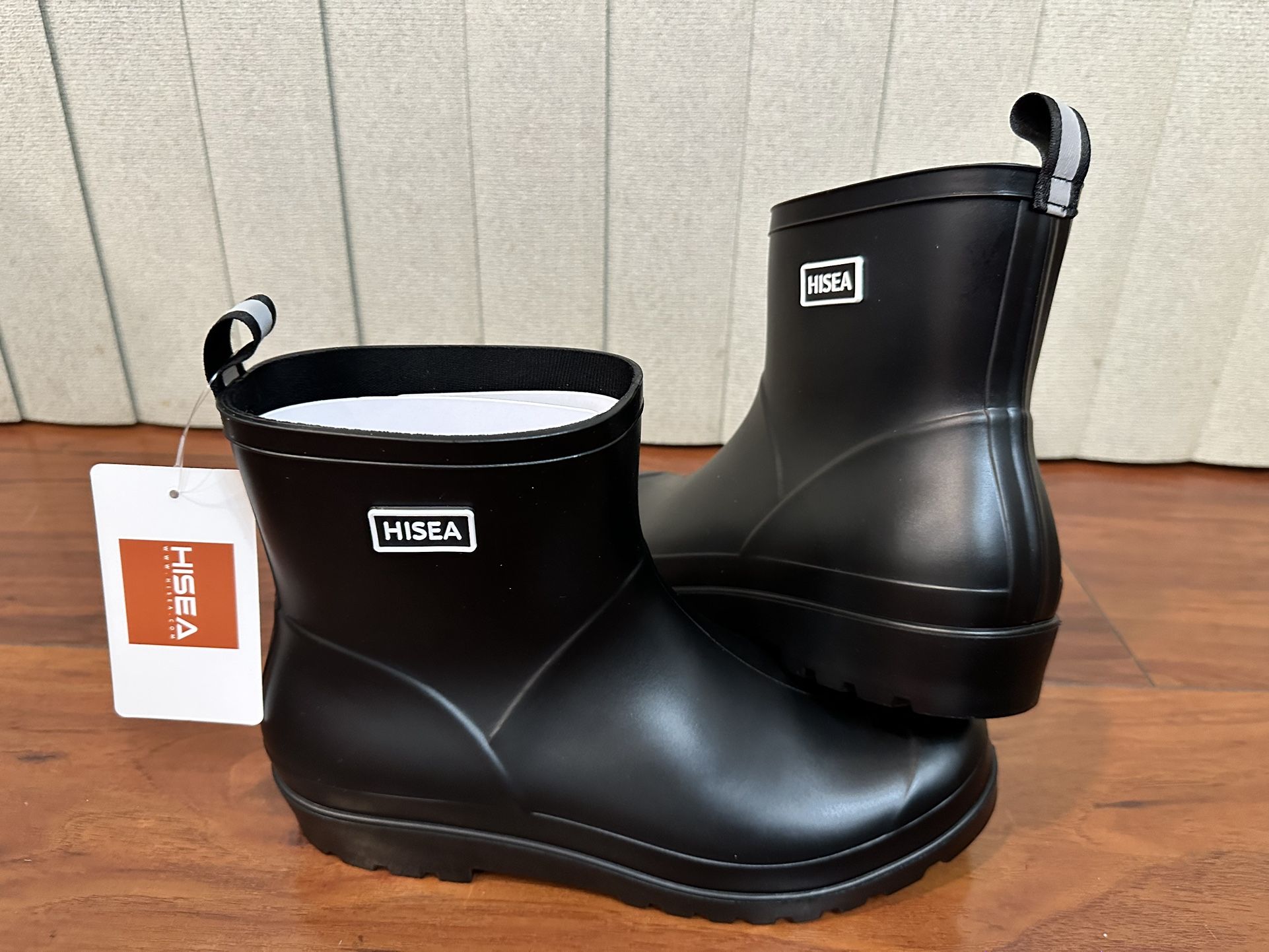 HISEA Womens Ankle Rain Boot Size 9