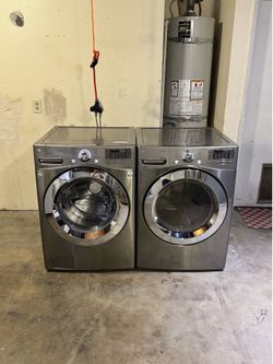 Set LG washer machine and gas Dryer heavy duty everything works we deliver