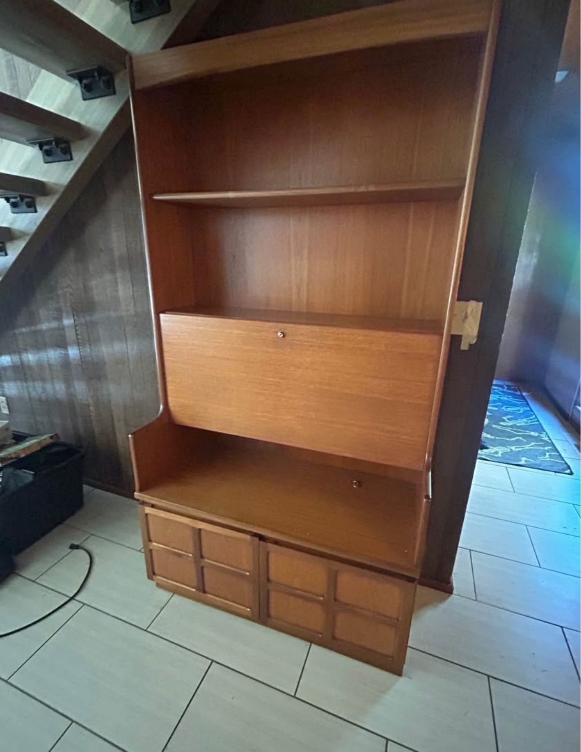 Authentic Vintage MCM Secretary Desk