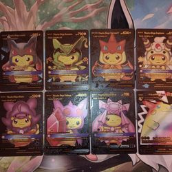 Fan Made Pokemon Cards Poncho Pikachu Cards 