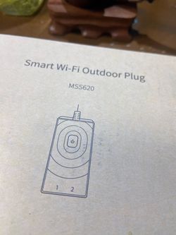 Smart Wi-Fi Outdoor Plug MSS620