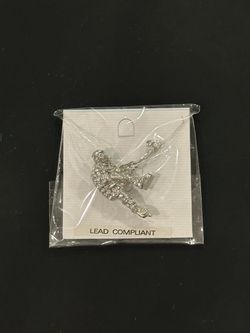 Rhinestone Hockey Pin