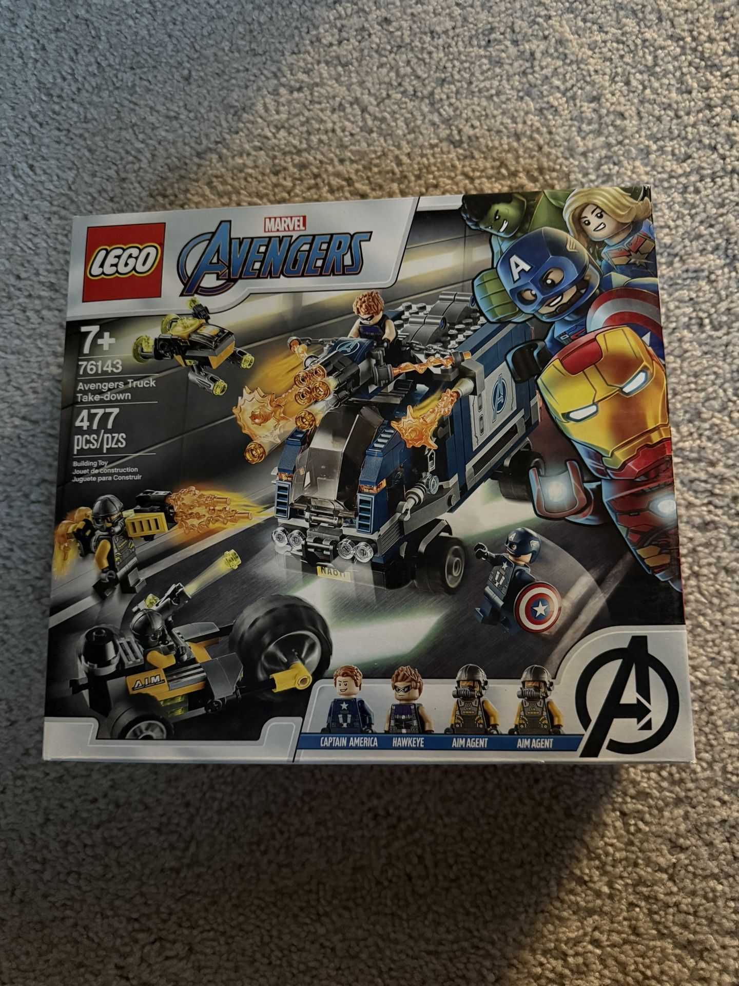 Lego Marvel avengers 76143 Avengers Truck Take  Down