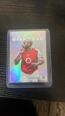 Thierry Henry silenced Topps chrome