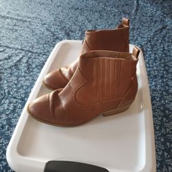 Leather Ankle Bootie