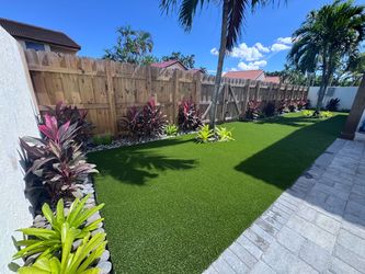 Artificial grass installation yard design services you can trust