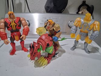 He man and masters of the Universe action figures.  Good condition.