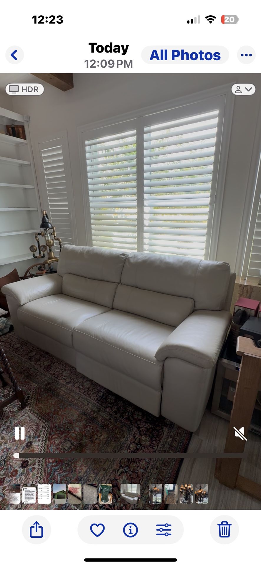 RECLINING COUCHES - Like New