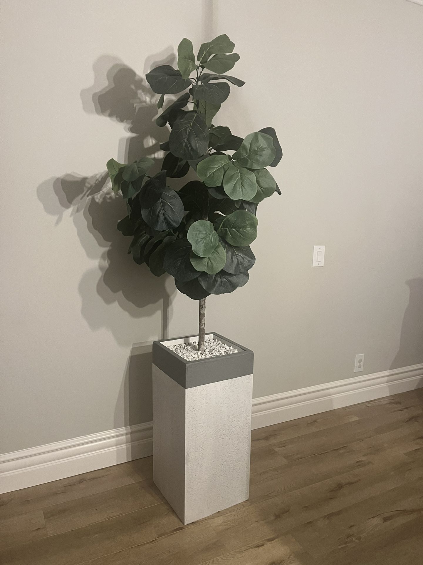 Fake Plant & Planter 