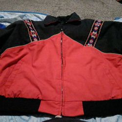 David James Aztec Bomber Jacket 