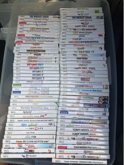 Nintendo Wii games $5 - $10 each, or all 189 for $600 firm , pickup Inman / Campobello SC or can ship