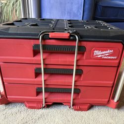 Milwauke Packout 3-Drawer Tool Box
