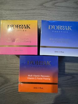 D'OR24K Prestige Multi Vitamin Facial Peeling Set of 3