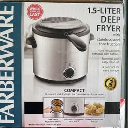 New 1.5 Liter Deep Fryer 