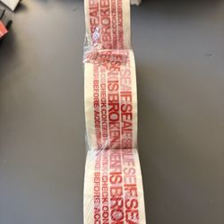 3M “If Seal Is Broken” Security Tape Scotch 3771 6 Rolls 