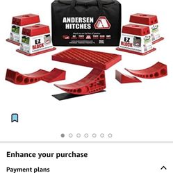 RV Trailer Leveler And Block System 2 Wheeled Trailer Anderson