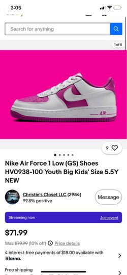 Nike Air Force 1 Low GS Kids Sneakers