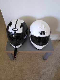 Bell and Bilt fullface helmets like new