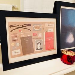 Framed art illustration