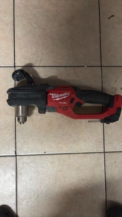 Milwaukee M18 FUEL Hole Hawk Right Angle Drill w/ Chuck & Side Handle