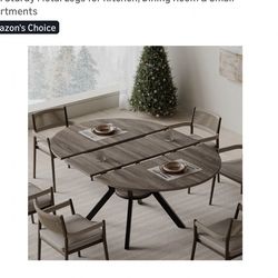 Extendable Round Table