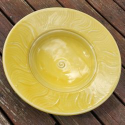 Large Steve Mahler Signed Studio Art Pottery Bowl (1997) - 12"