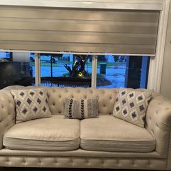 Linen Couch Set