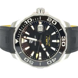 TAG Heuer WAY201A.FT6142 Aquaracer Calibre 5 Automatic 300m Black Mens Watch