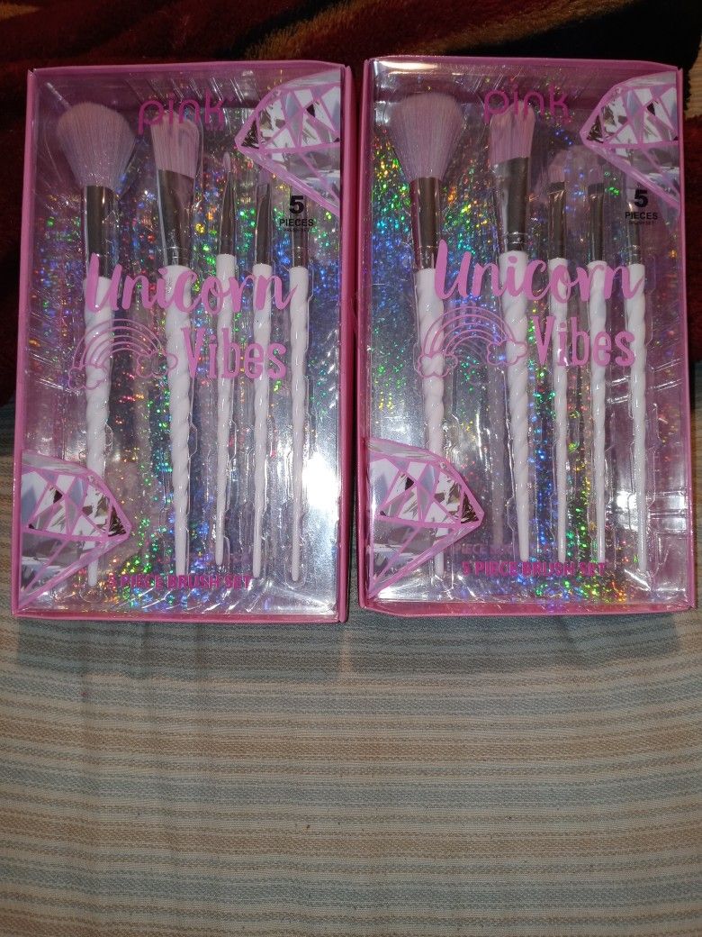 New Unicorn makeup brushes