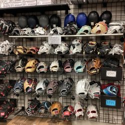 New And Used Baseball & Softball Gloves (PRICES & SIZES VARY)