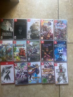 Nintendo Switch Games $30 Each One Price Firm