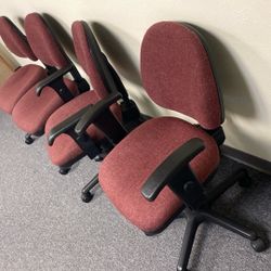 3 Adjustable Office Desk Chairs