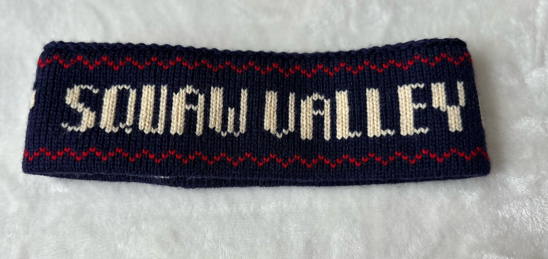 Squaw Valley USA Olympic Rings Ski Wool Headband by DS Duke Ear Warmer