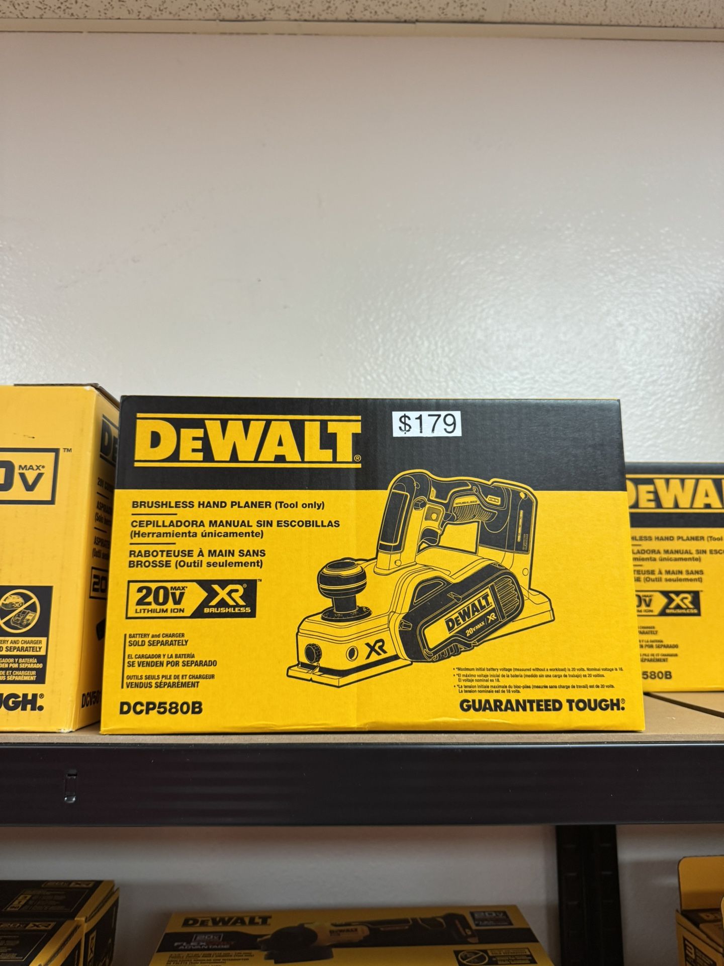 Dewalt 20v Xr Bruselas Hand Planer Tool Only 