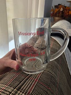 Missions End Peace ANGB NH 2010 Glass Mug