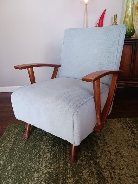 Mid Century Modern Glider Rocker Chair MCM Rocking Vintage