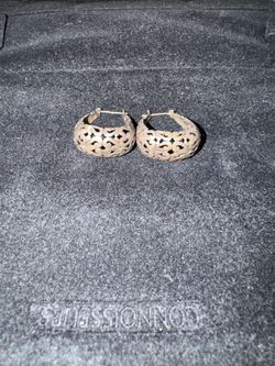 Jezlaine Sterling Silver Hoop Earrings